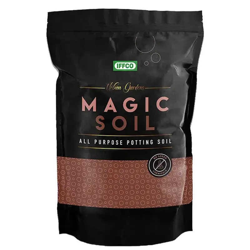 Buy Direct IFFCO Urban Gardens Magic Soil – Soil Less Potting Mix for Plants with Organic Fertilizer & Seaweed (Ready to Use)(Pack-1 Pc)